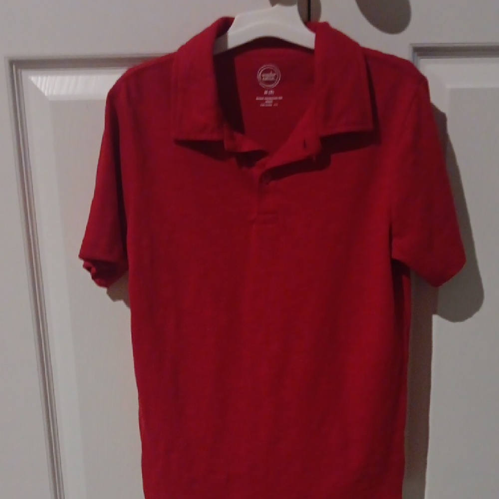 Wonder Nation Bright Red Kids Polo